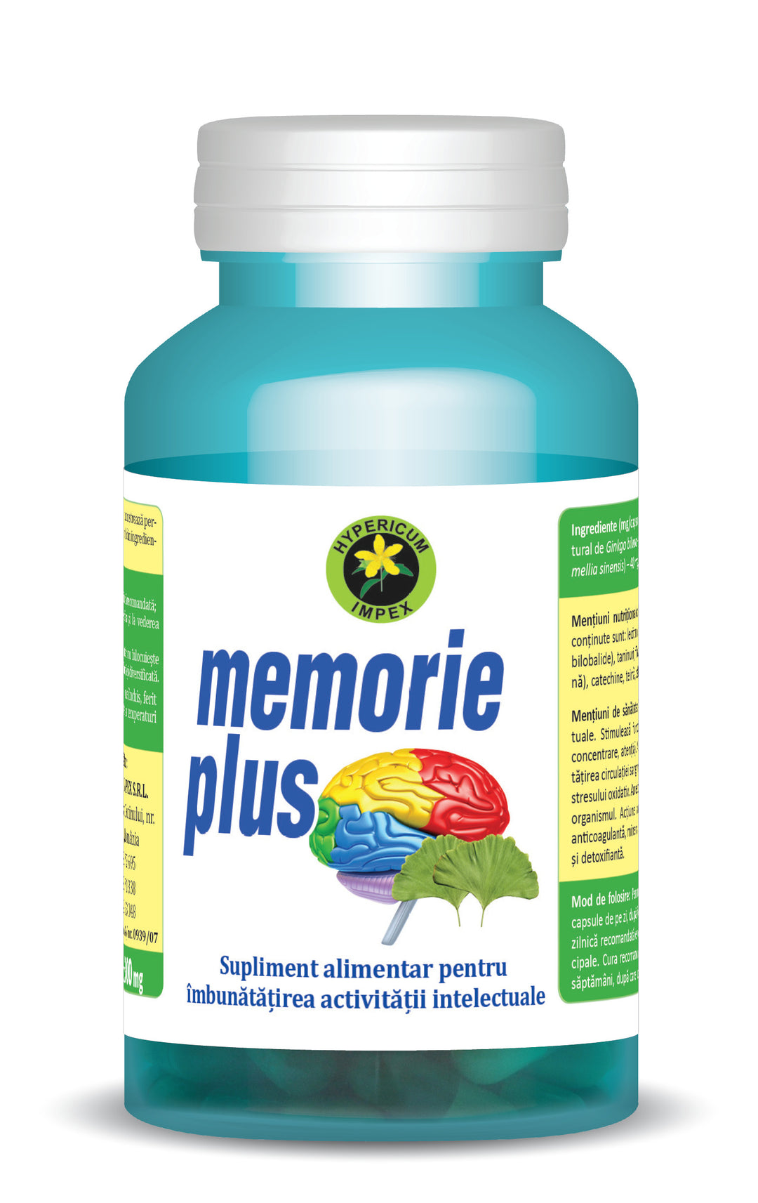 Memorie plus 300mg 60cps - Hypericum