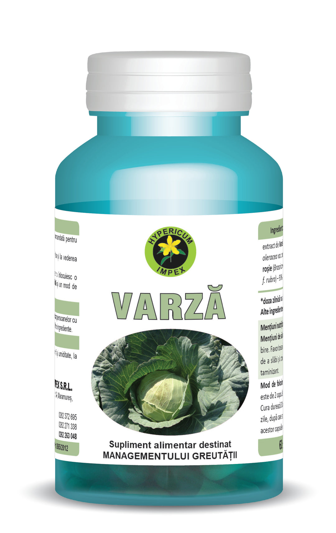 Varza capsule extract 60cps - Hypericum