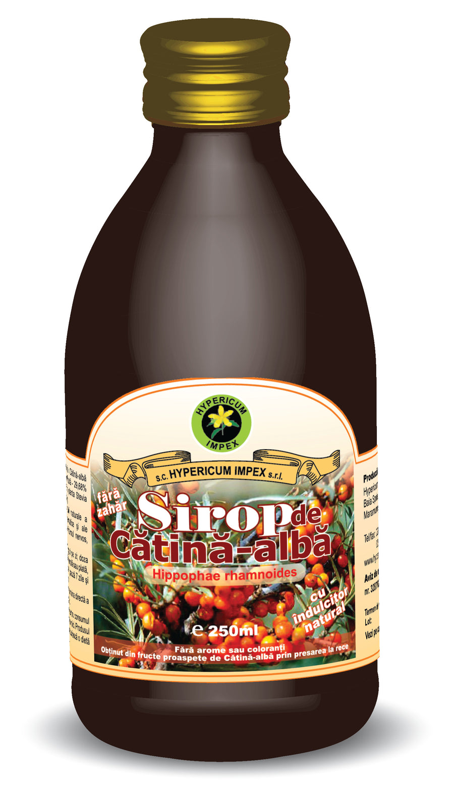 Sirop de Catina (stevie), 250 ml-HYPE.00327