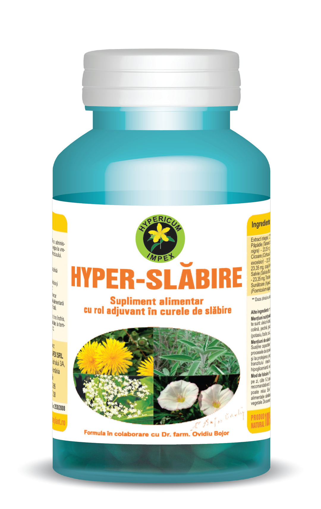 Hyper Slăbire (60 capsule) - Hypericum: Sprijin natural pentru o greutate echilibrată