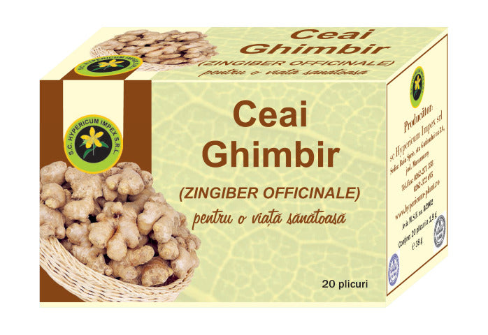 Ceai de ghimbir 1,9gr*20dz - Hypericum
