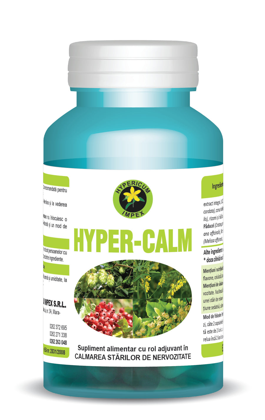 Hyper Calm, 60 capsule-HYPE.00427