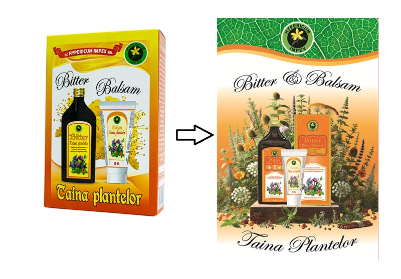 Bitter taina plantelor 200ml+balsam taina plantelor 50ml - Hypericum