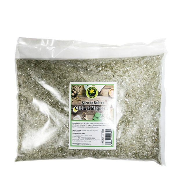 Sare de baie cu calciu&magneziu 1,5kg - Hypericum