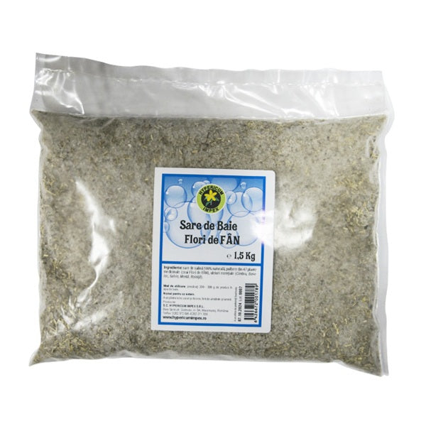 Sare de baie flori de fan 1.5kg - Hypericum