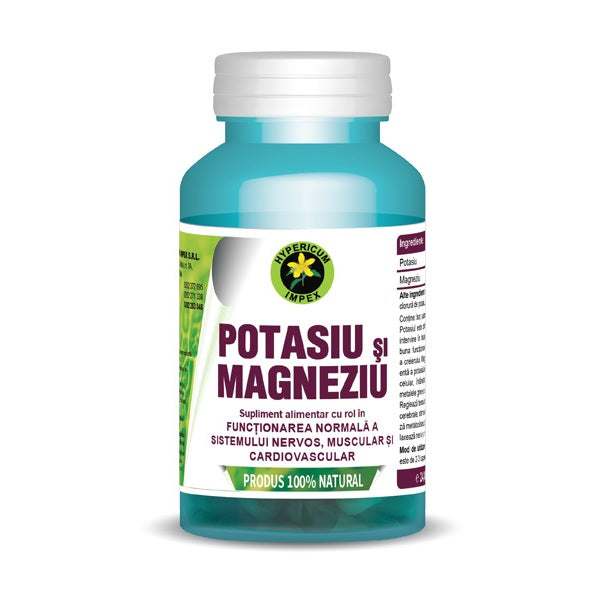 Potasiu cu magneziu 60cps - Hypericum