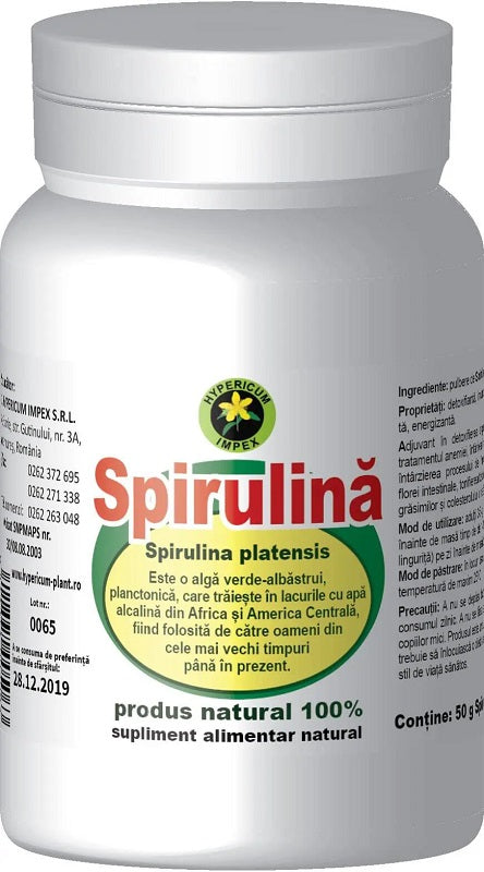 Spirulina pulbere 50gr - Hypericum