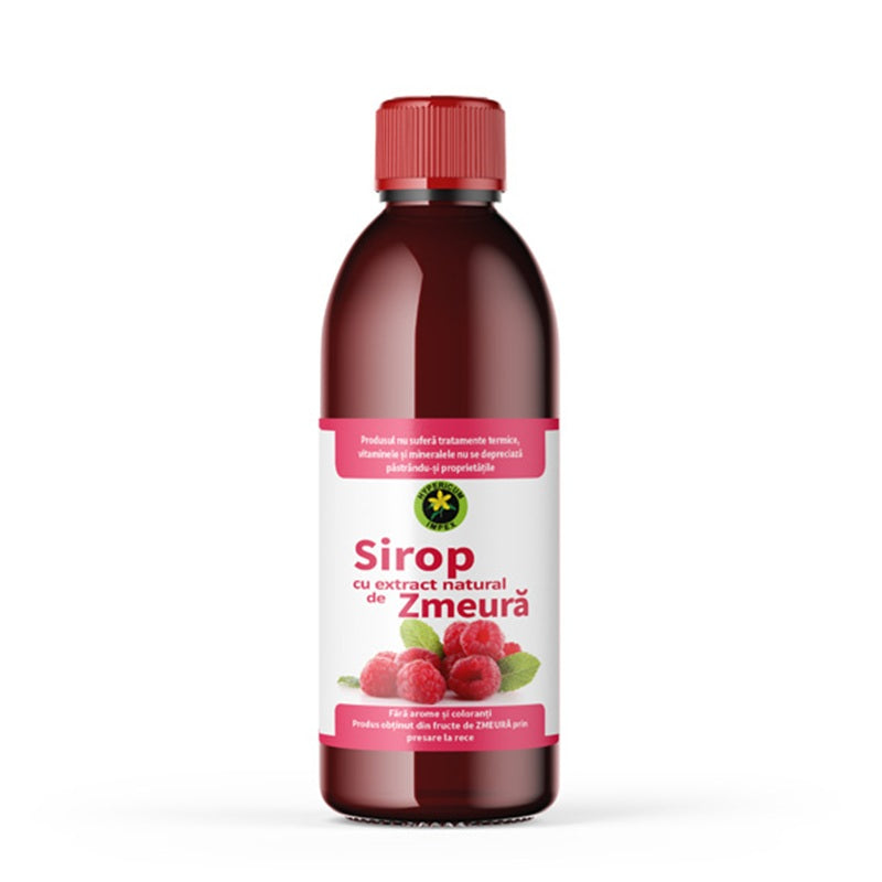 Sirop natural de zmeura, 500ml - Hypericum