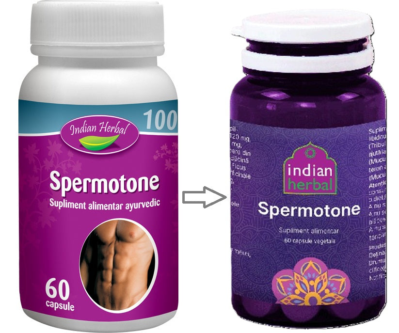 Spermotone 60cps - Indian Herbal