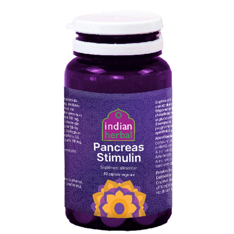 Pancreas stimulin 60cps vegetale - Indian Herbal