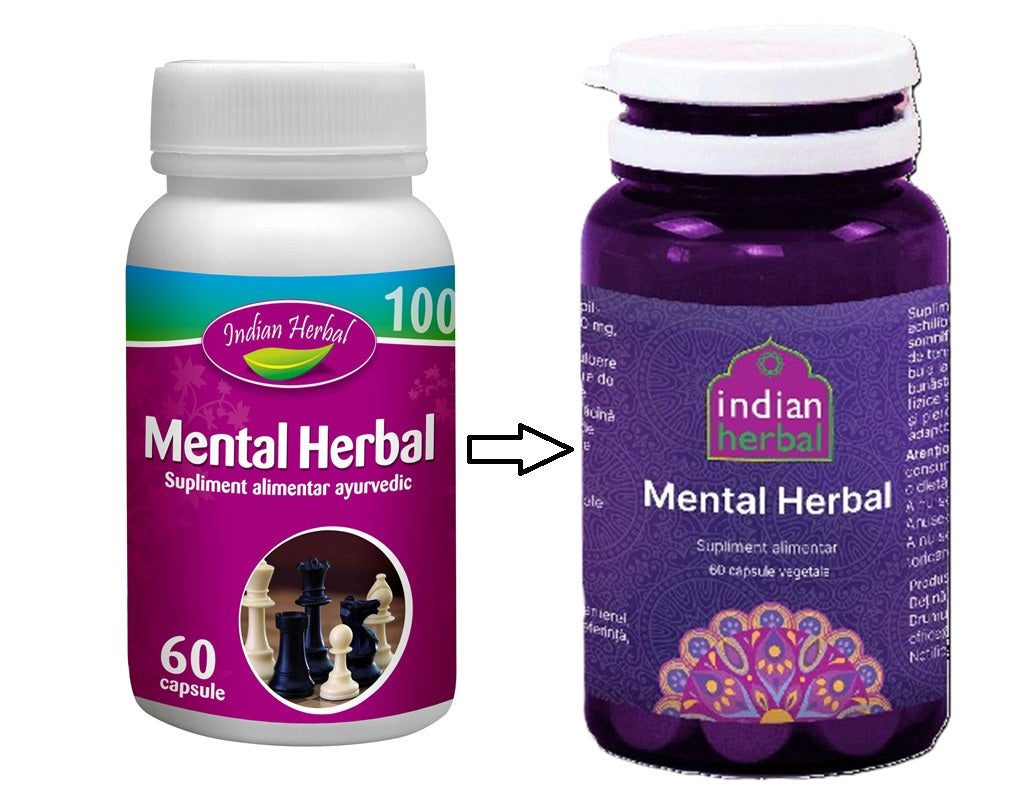 Mental herbal 60cps - Indian Herbal