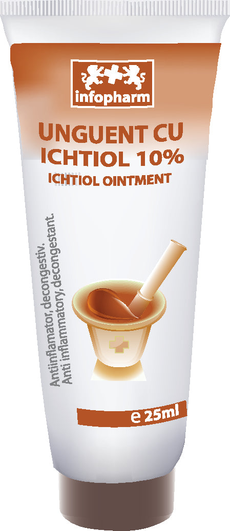 Unguent cu ichtiol 10%  25ml - Infofarm
