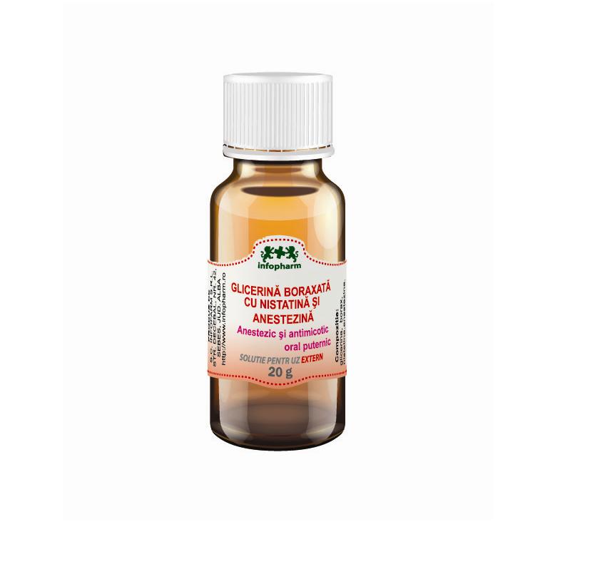 Glicerina Boraxata cu Nistatina & Anestezina, 20 g-INFO.00009