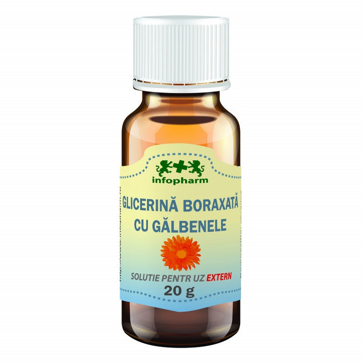 Glicerina boraxata cu galbenele 20gr - Infofarm