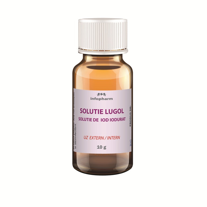 Solutie lugol (solutie de iod iodurat)10gr - Infofarm