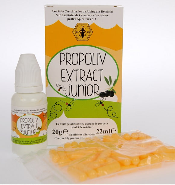 Propoliv Junior, 20 g (60 capsule gelatinoase)-INST.00035