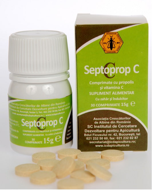 Septoprop cu vit c 30cpr - Institutul Apicol