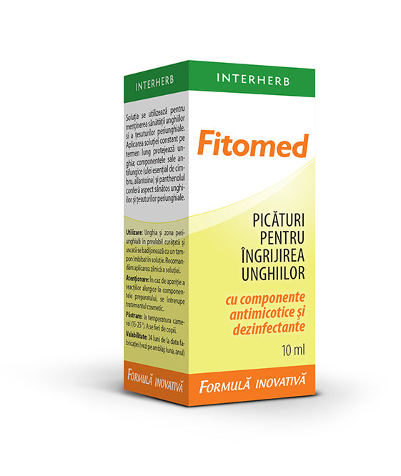 Fitomed – Picaturi pentru Unghii, 10 ml (Uz extern)-INTE.00118