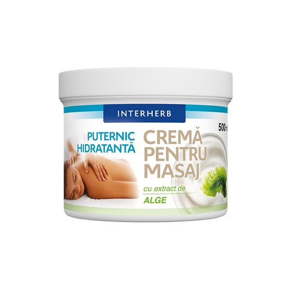 Crema pentru masaj (alge marine) 500ml - Interherb