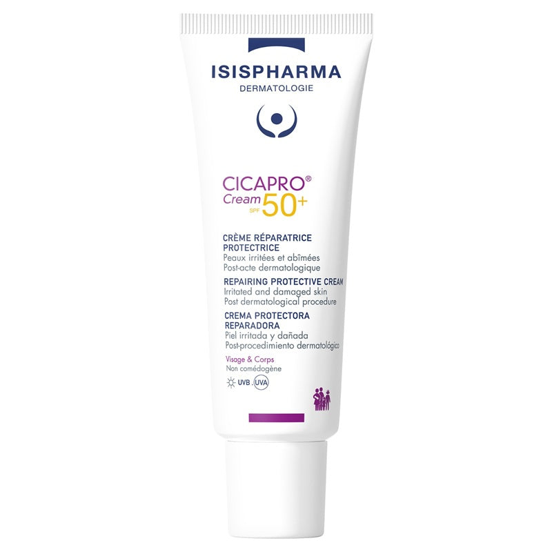 Crema reparatoare Cicapro Cream SPF 50+, 40ml - Isispharma
