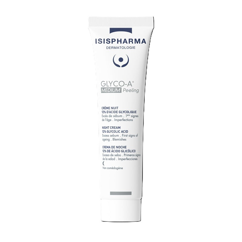 Crema cu 12% acid glicolic Glyco-A Medium Peeling, 30ml - Isispharma