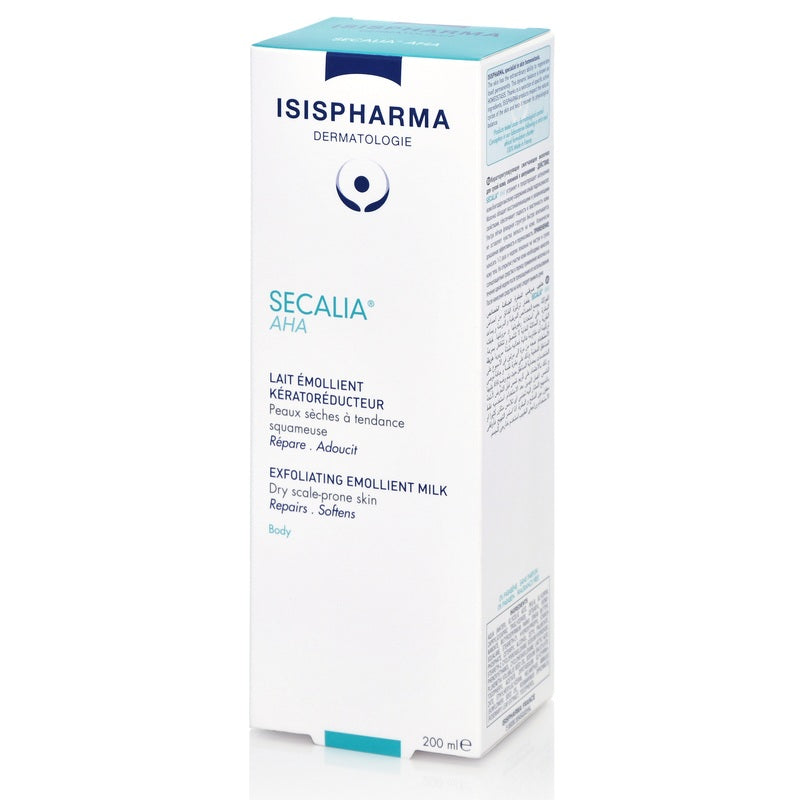 Lapte emolient corporal cu AHA Secalia AHA, 200ml - Isispharma