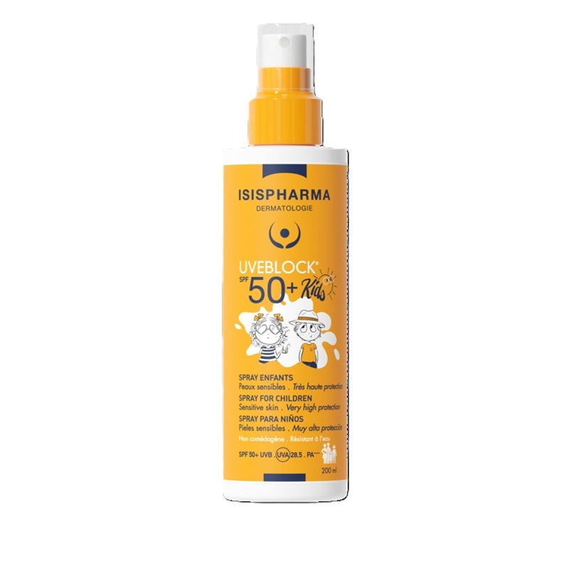 Spray protectie solara copii Uveblock SPF 50+ Spray Kids, 200ml - Isispharma