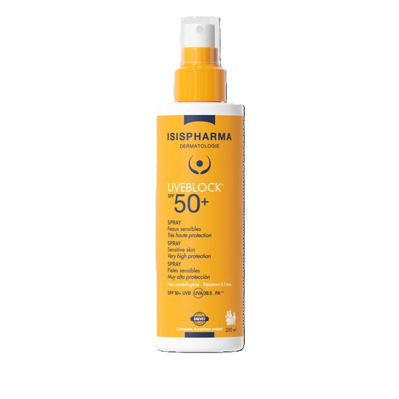 Spray protectie solara Uveblock SPF 50+ Spray, 200ml - Isispharma