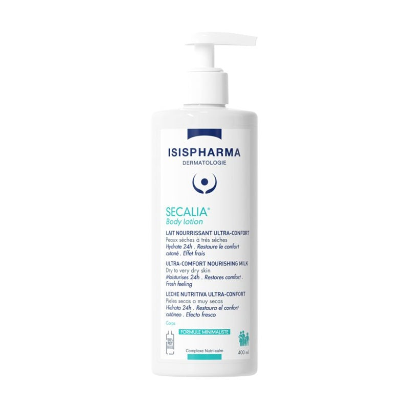 Lapte de corp hidratant pentru piele uscată Secalia, 400ml - Isispharma