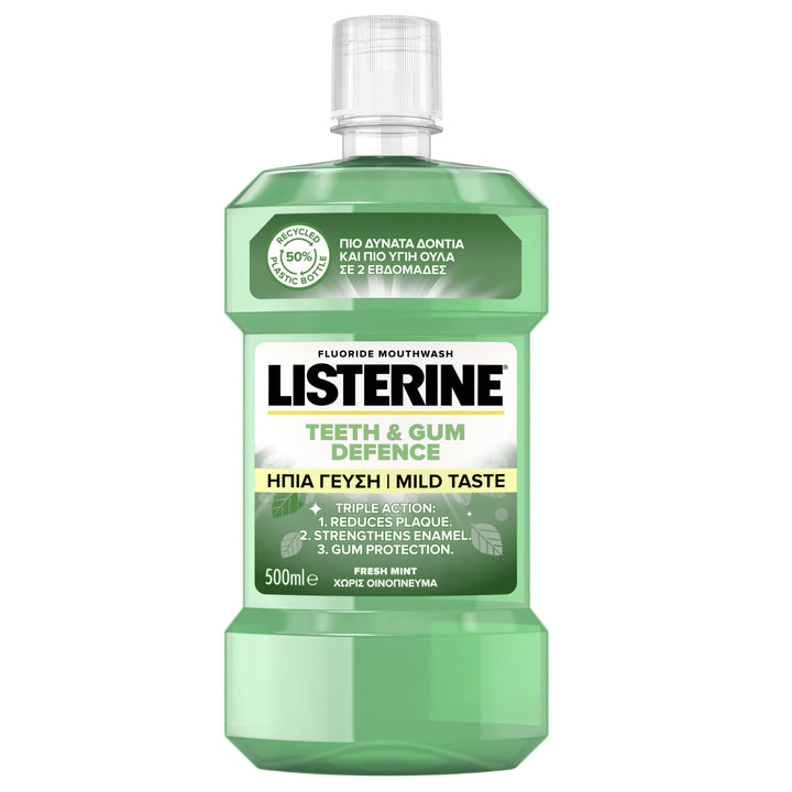 Listerine apa gura teeth&gum zero 500ml - Johnson&Johnson