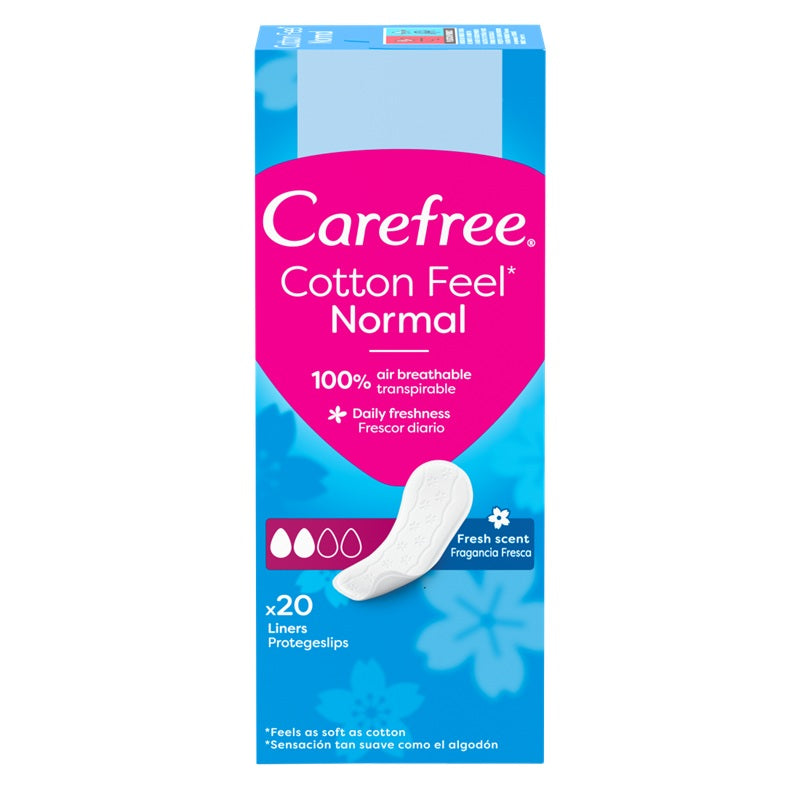 Carefree cotton fresh pantyliners 20buc - Johnson&Johnson