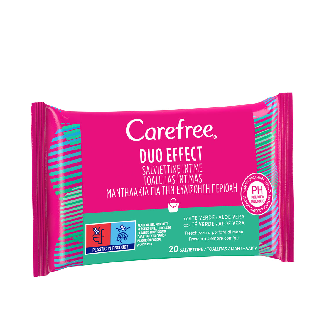 Carefree servetele intime aloe 20buc - Johnson&Johnson