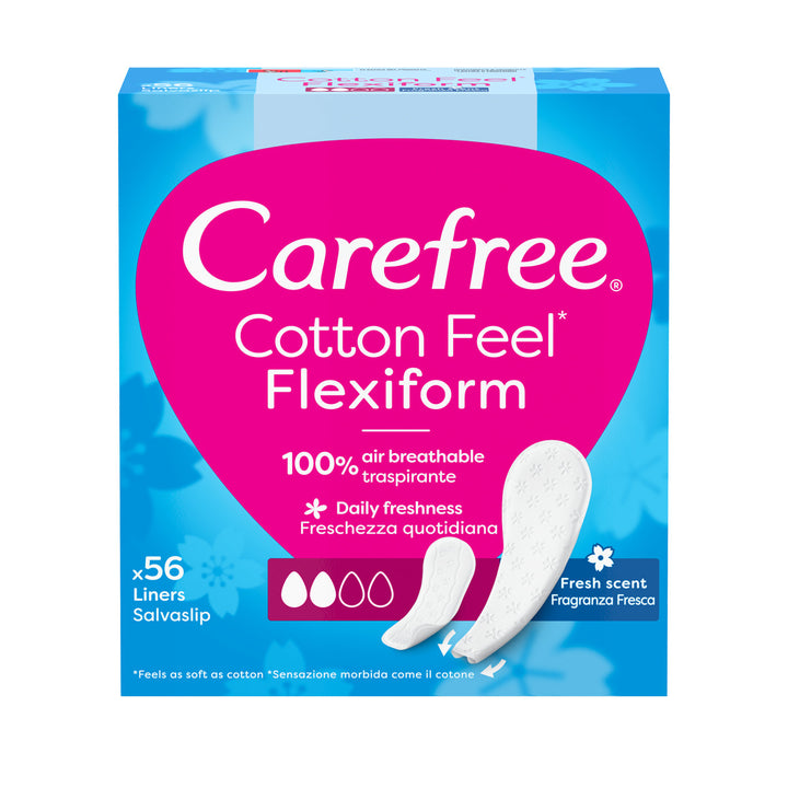 Carefree cotton flexiform 56buc - Johnson&Johnson