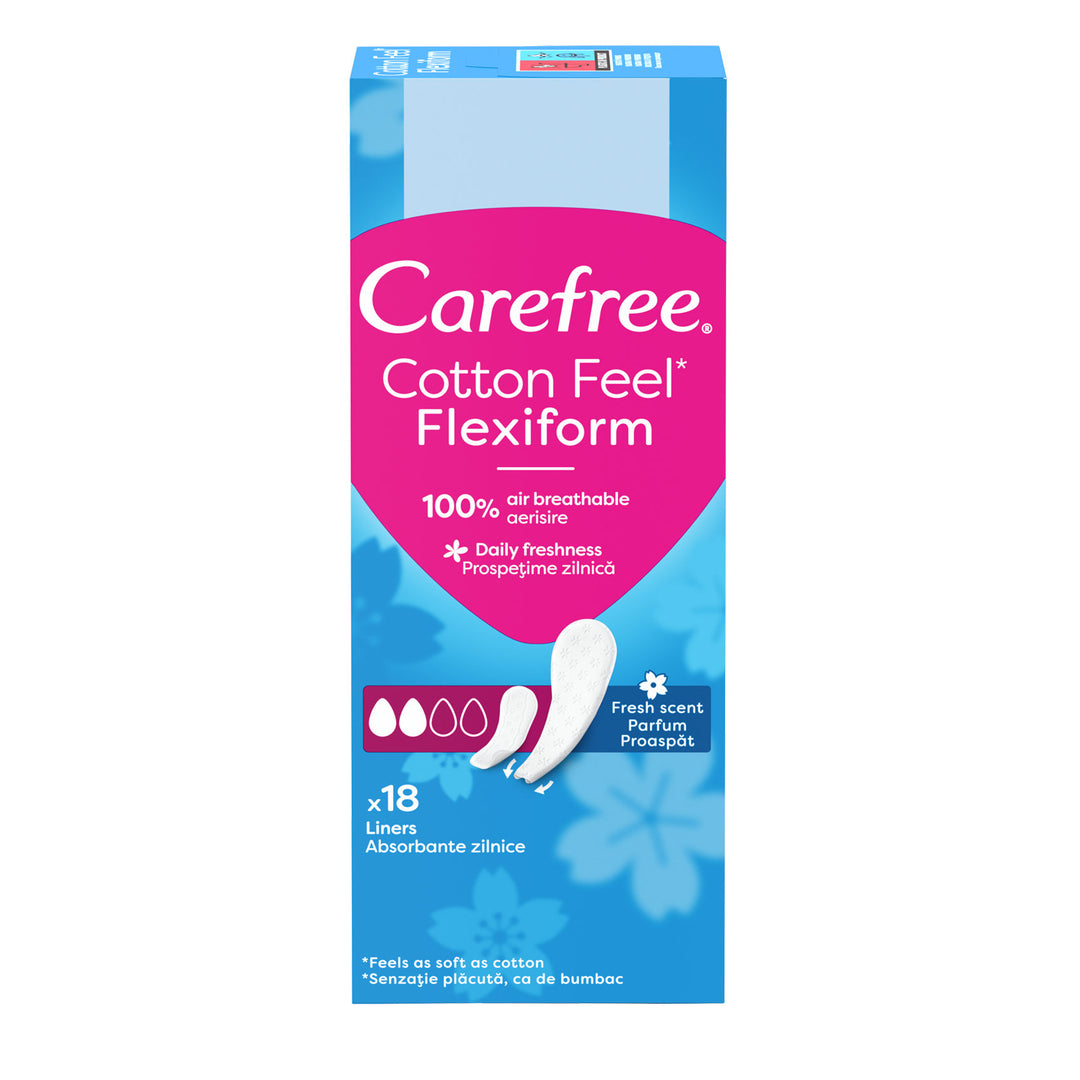 Carefree cotton fresh flexiform 18buc - Johnson&Johnson