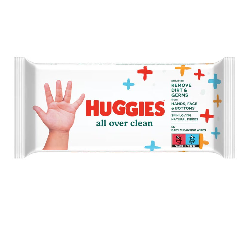Huggies servetele Baby All Over Clean, 56 bucati-KIMB.00004