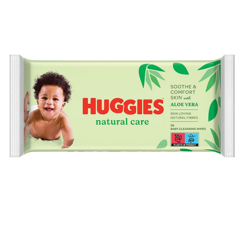 Huggies servetele Baby Natural Care, 56 bucati-KIMB.00005