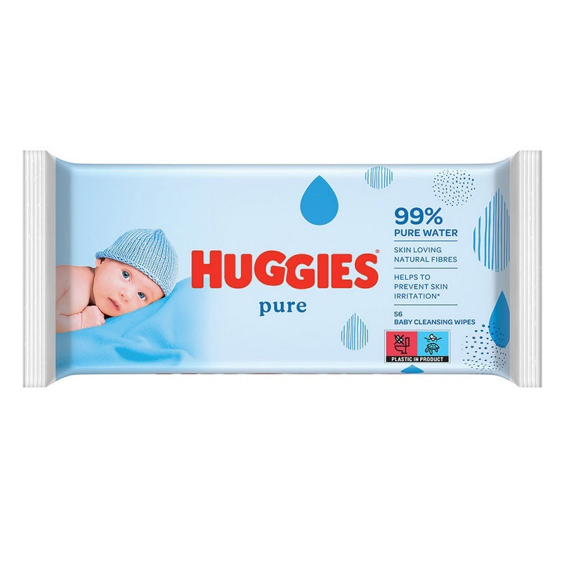 Huggies servetele Baby Pure, 56 bucati-KIMB.00006