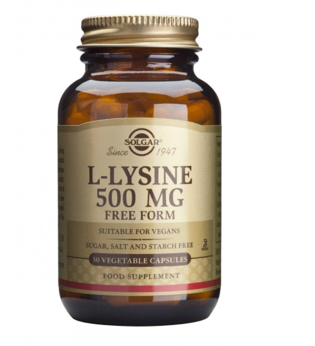 L-lysine 500mg 50cps - Solgar