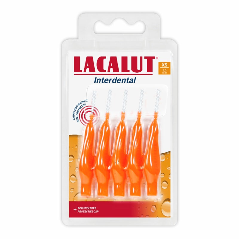 Periute interdentare xs 2mm 5buc (portocalii) - Lacalut