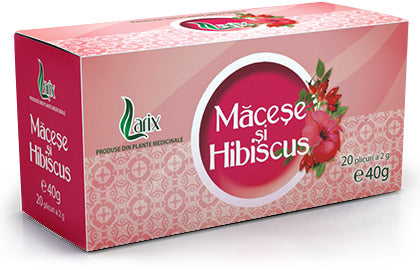 Ceai de macese si hibiscus 2gr*20dz - Larix