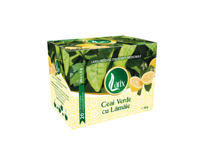 Ceai verde cu lamaie 1,5gr*20dz snur - Larix