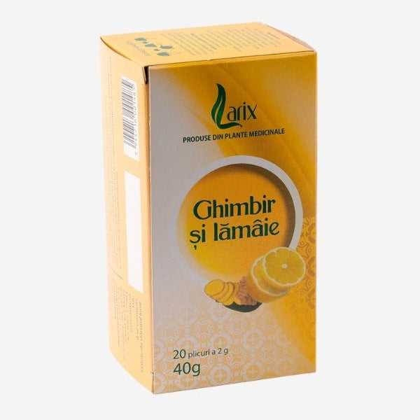 Ceai de ghimbir si lamaie 2gr*20dz - Larix