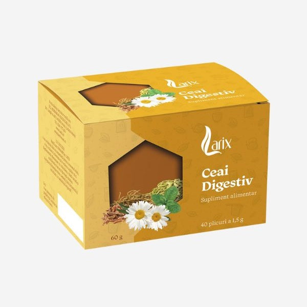 Ceai Digestiv 40 plicuri × 1,5 g – Larix - Confort digestiv