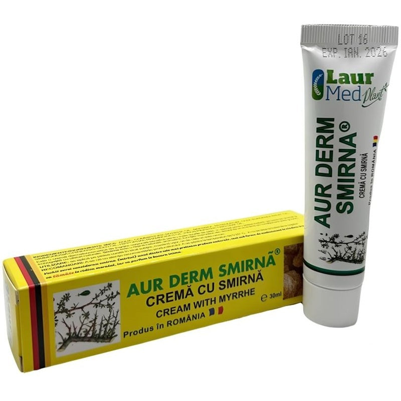 Aur d-cr cu smirna 5%  30ml - Laur Med