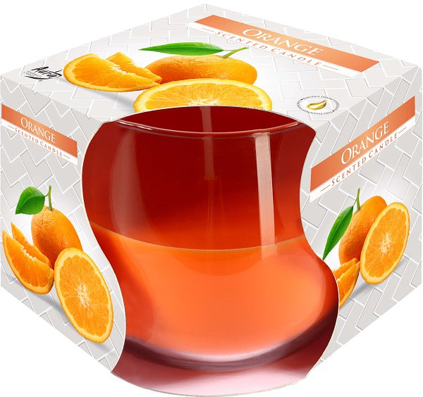 Lumanare pahar portocale - Light Candel Art