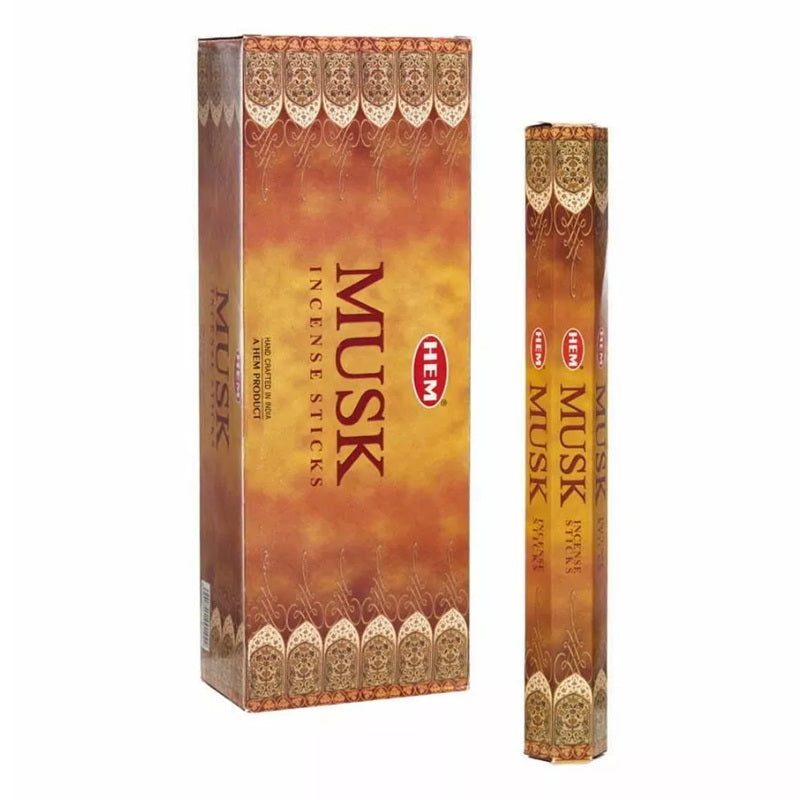 Betisoare parfumate musk maro - Light Candel Art