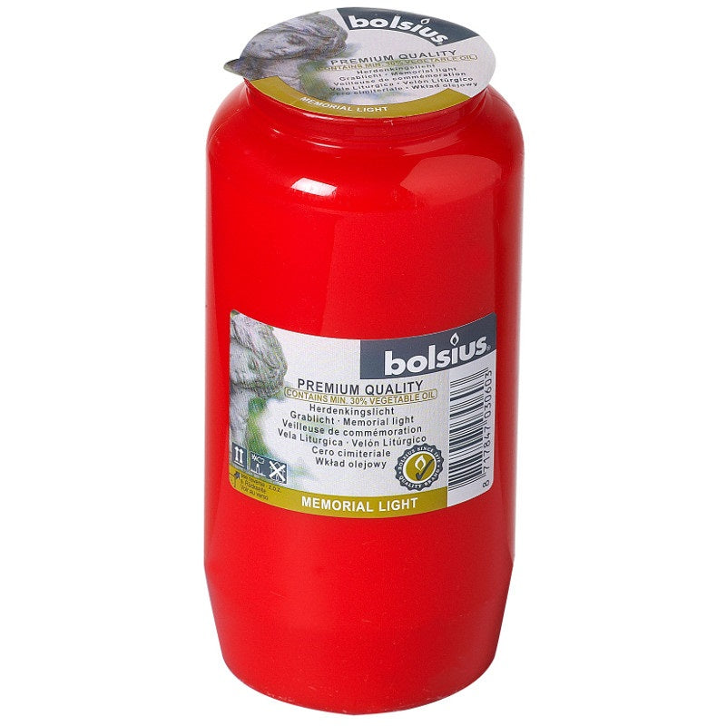 Candela rezerva 100h rosu - Light Candel Art