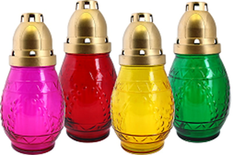 Candela din sticla ou - Light Candel Art
