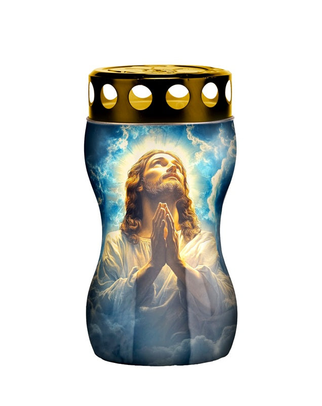 Candela plastic clepsidra 50h Isus - Light Candel Art