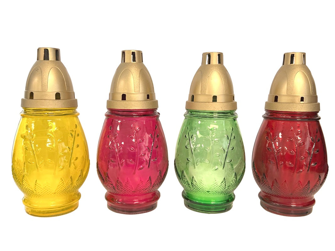 Candela din sticla ou mica - Light Candel Art